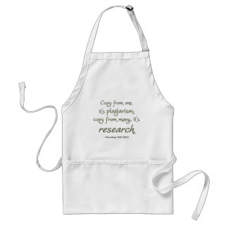 Research or Plagiarism? Adult Apron