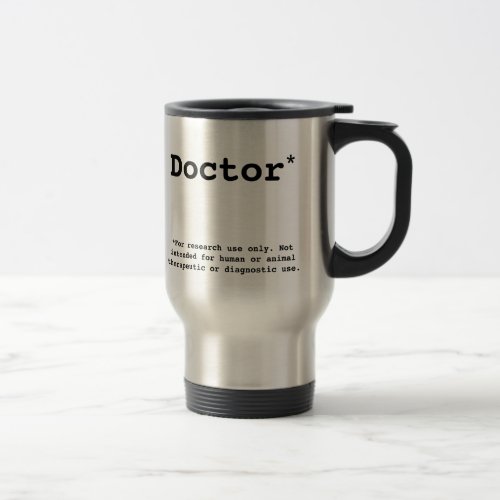 Research Use Only Travel Mug