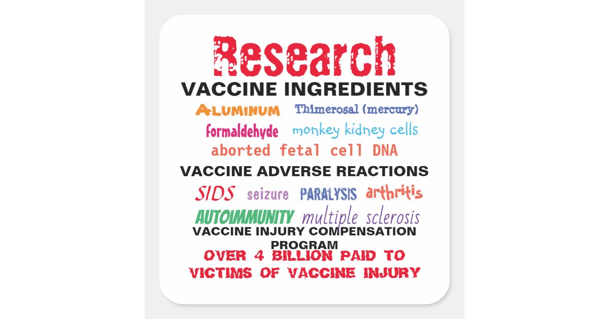 Research Vaccines Stickers | Zazzle.com