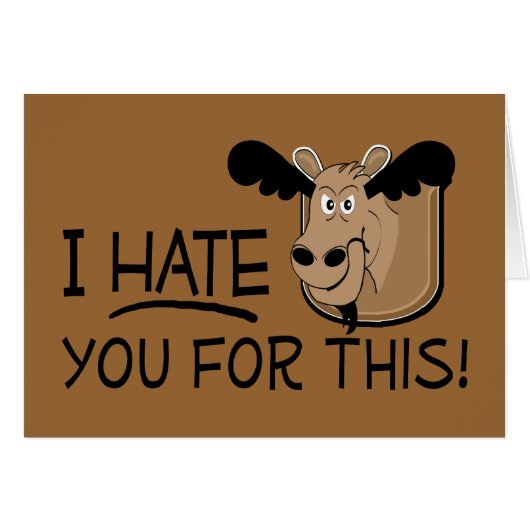 Resentful Moose Cards (Front Horizontal)