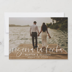 Reserva La Fecha Modern Photo Invitation