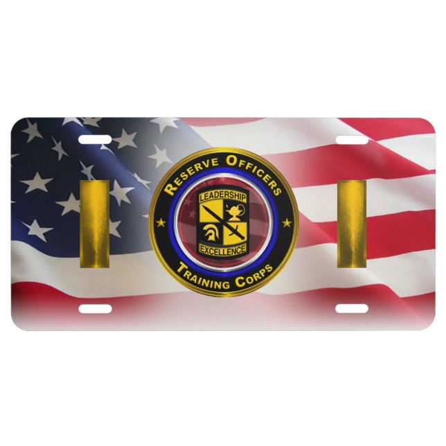 Reserve Officer Training Corps "Second Lieutenant" License Plate (Front)