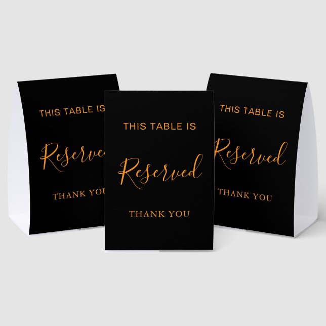 Reserved Display Paper Table Tent for Events (Insitu(Multi))