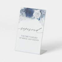 Reserved - Dusty Blue and White Floral Wedding