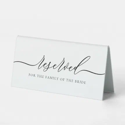Wedding Tabletop Signs