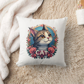 Reserved for Cat Throw Pillow