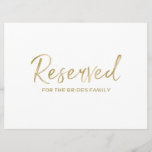 "Reserved"