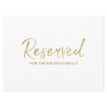 "Reserved"