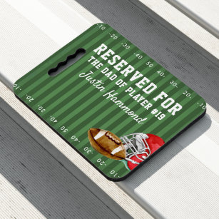 Reserved For   Football Dad Personalized Seat Cushion