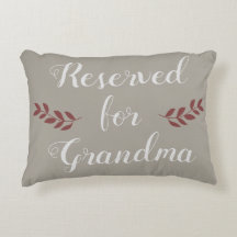 "Reserved for Grandma" Personalize thanksgiving gi