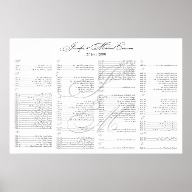 ***RESERVED*** for Jennifer+Michael Poster (Front)