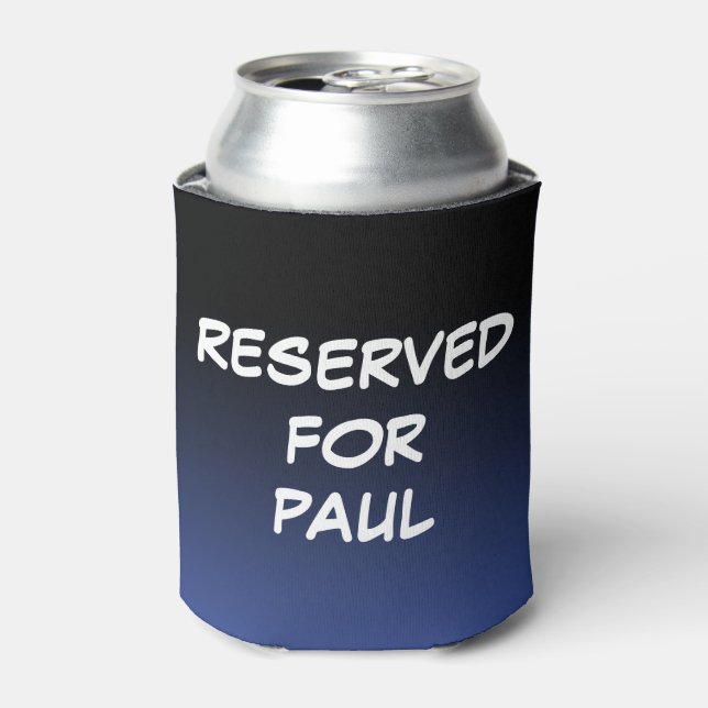 RESERVED For Name | Personalized Can Cooler (Can Front)