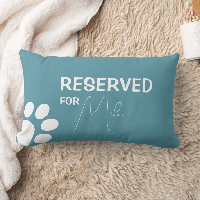 Reserved For Personalized Pet Name Throw Pillow (Blanket)