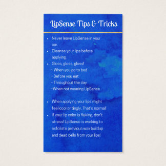 Reserved for RaniaLipSense Application & Tips Card