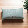 Reserved For The Dog Personalized Name Powder Blue Pet Bed