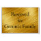Reserved Graphic Gold