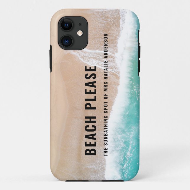 Reserved ocean beach gift summer funny typography  Case-Mate iPhone case (Back)