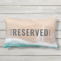 Reserved ocean beach gift summer funny typography