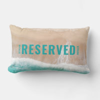 Reserved ocean beach gift summer funny typography