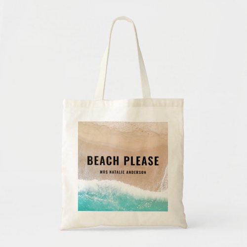 Reserved ocean beach gift summer funny typography  tote bag