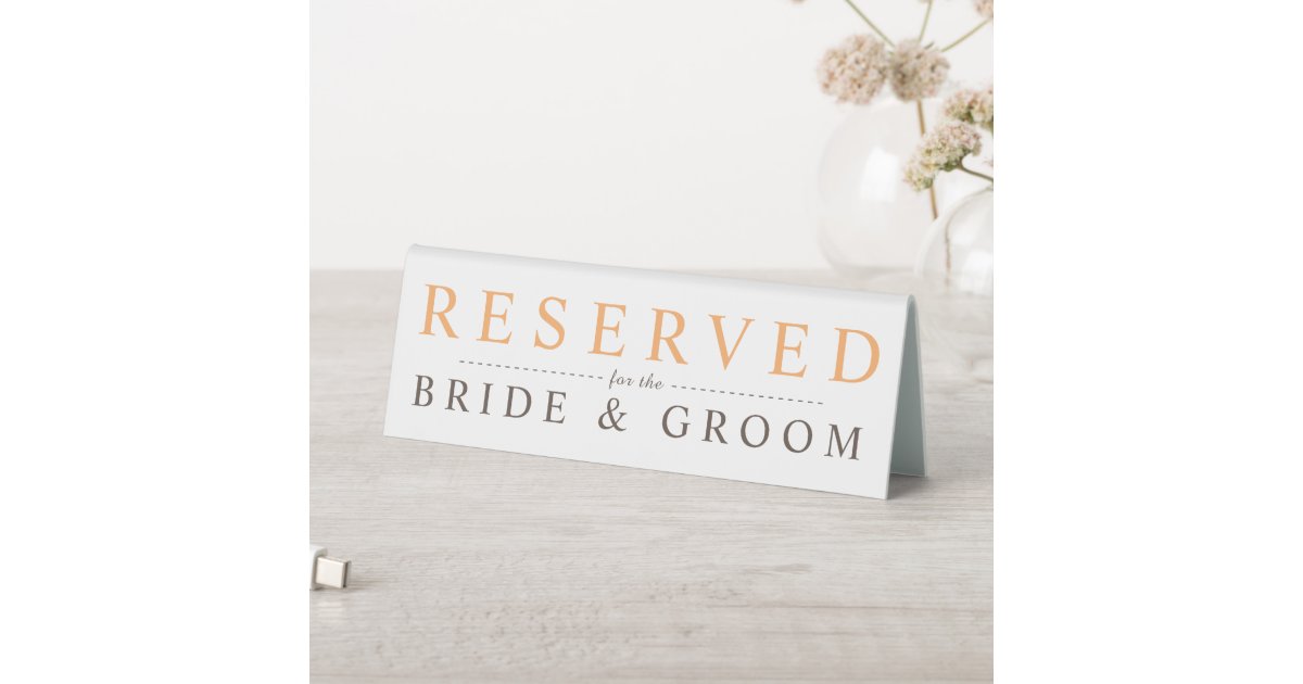 Reserved orange fall pumpkin wedding sign | Zazzle