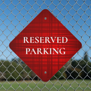 Reserved Parking Metal Parking Sign