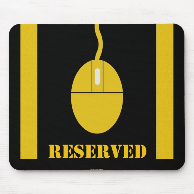 Reserved Parking Mouse Pad (Front)