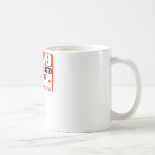 reserved pontiac gto parking only all others will  coffee mug