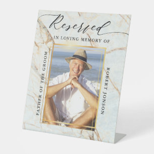 Reserved Seat In Loving Memory of Pedestal Sign