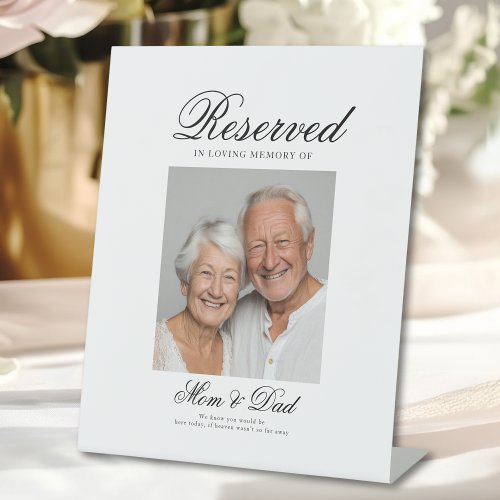 Reserved Seat - Photo Memorial Wedding 