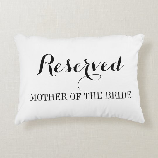 reserved seating pillow cushions for wedding party zazzle com