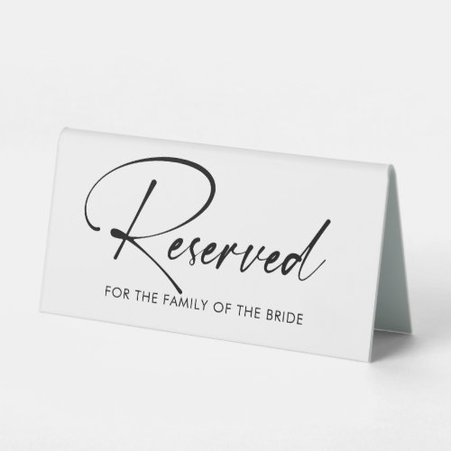 Reserved Sign _ Wedding _ Party _ Business  