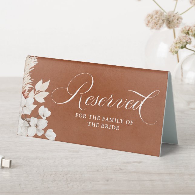 Reserved Sign - Wedding - Party - Business   (In SItu (Table))