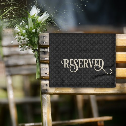 Reserved Towel for Chairs Tables and Church Pews