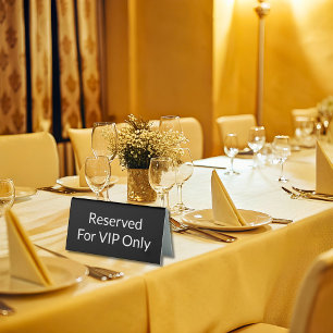 Reserved VIP Table Tent