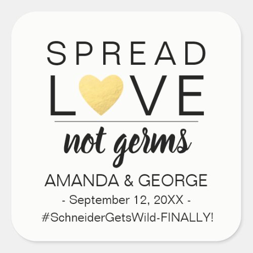 RESERVED Wedding Hand Sanitizer labels 