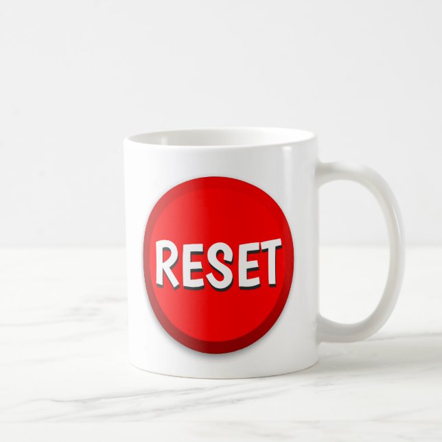 Reset Button Coffee Mug (Right)