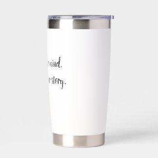 Reset Your Mind Rewrite Your Story Travel Mug Insulated Tumbler