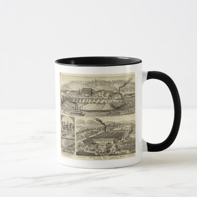 Residence and saw mill of Susan Harpold Mug (Right)