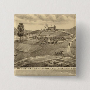 Residence and stock farm button