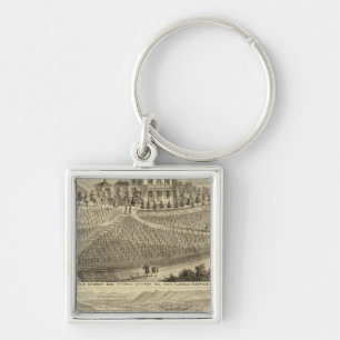 Residence of Andrew Lindsey Glenfield Keychain