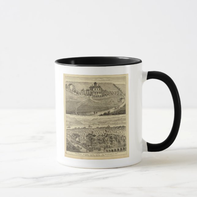 Residence of Andrew Lindsey Glenfield Mug (Right)