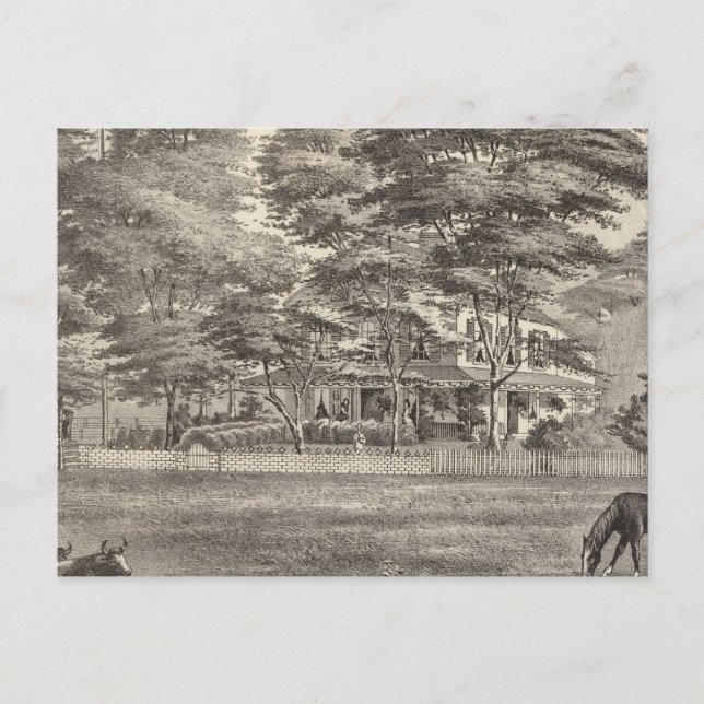 Residence of Dr Robert Laird, Squan, NJ Postcard (Front)