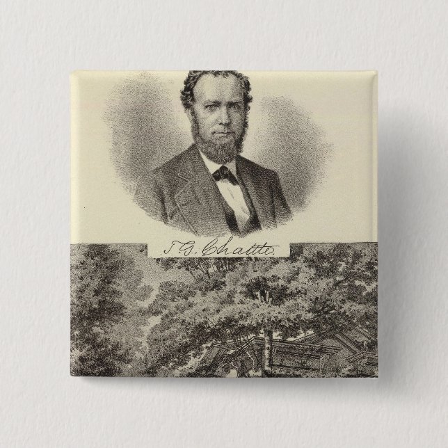Residence of Dr TG Chattle, Long Branch Button (Front)
