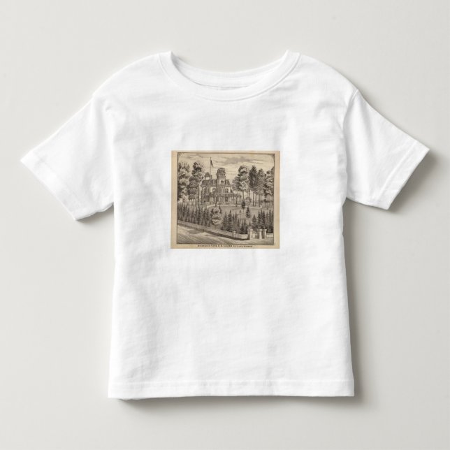 Residence of Genl HH Baxter in Rutland Vermont Toddler T-shirt (Front)