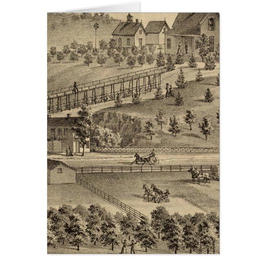 Residence of Jacob Markley Cards (Front)