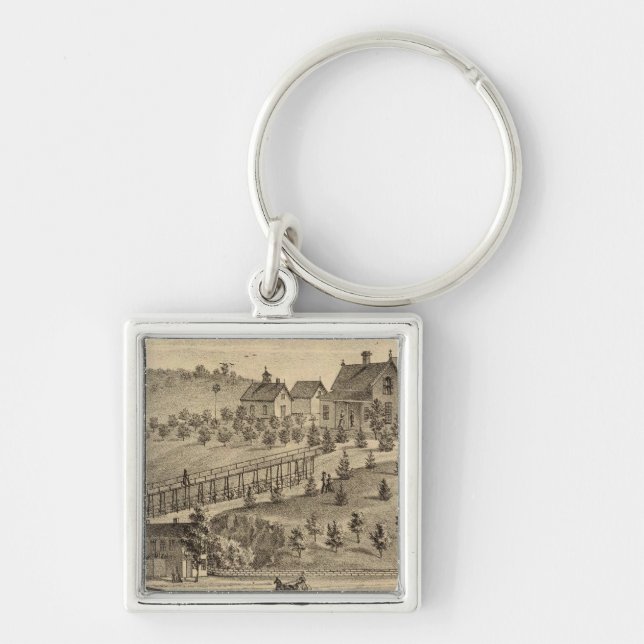 Residence of Jacob Markley Keychain (Front)