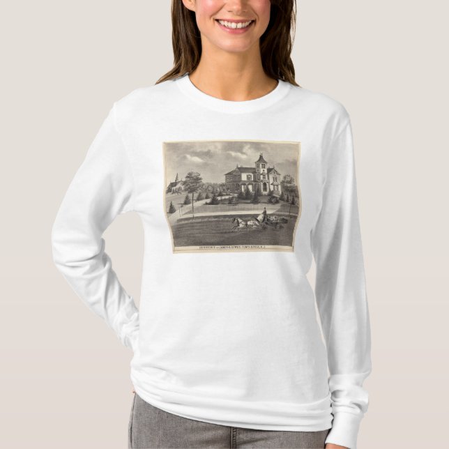 Residence of James G Gowdy, Tom's River, NJ T-Shirt (Front)
