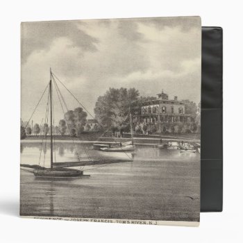 Residence Of Joseph Francis  Tom's River  Nj 3 Ring Binder by davidrumsey at Zazzle