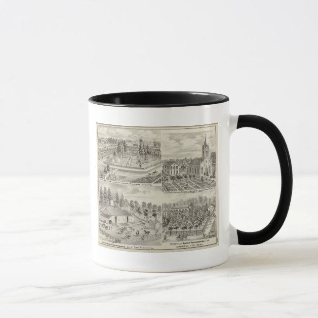 Residence of Milton Thornburgh Fayette Co Mug (Right)